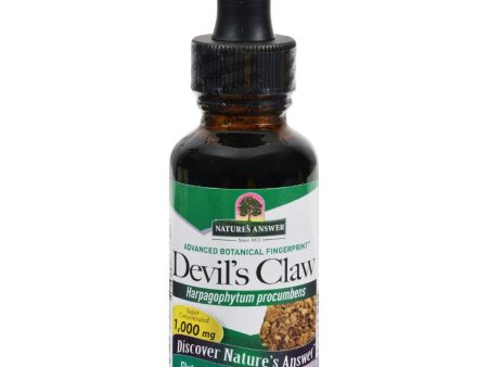 Nature s Answer Alcohol Free Devil s Claw Root - 1 Oz on Sale