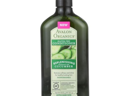 Avalon Organics Conditioner - Cucumber - Gluten Free - 11 Oz - 1 Each For Cheap