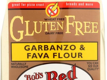 Bob s Red Mill Gluten Free Garbanzo And Fava Bean Flour - 22 Oz - Case Of 4 Sale