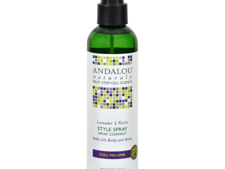 Andalou Naturals Full Volume Style Spray Lavender And Biotin - 8.2 Fl Oz Sale