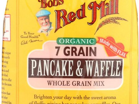 Bob s Red Mill Organic 7 Grain Pancake And Waffle Mix - 26 Oz - Case Of 4 Fashion