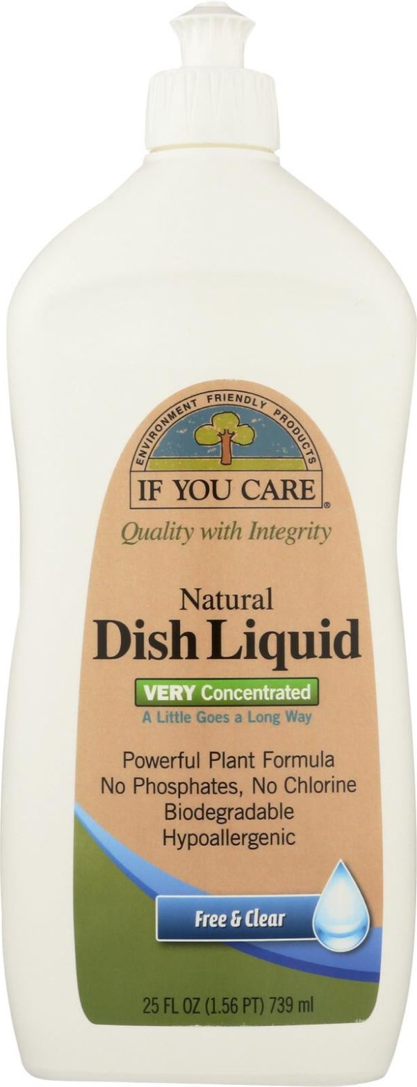 If You Care Dish Liquid - Free And Clear - 25 Oz - Case Of 12 Supply