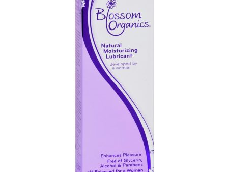 Blossom Organics Lubricant - Natural Moisturizing - 4 Fl Oz For Discount