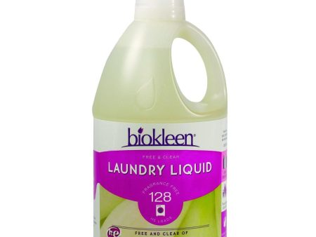 Biokleen Laundry Liquid - Free And Clear - 64 Oz Fashion