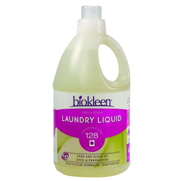 Biokleen Laundry Liquid - Free And Clear - 64 Oz Fashion