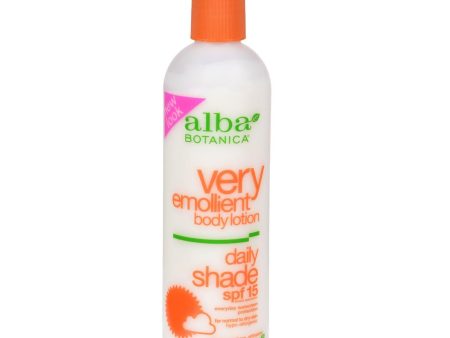 Alba Botanica Very Emollient Body Lotion Daily Shade Formula Spf 16 - 12 Fl Oz Hot on Sale