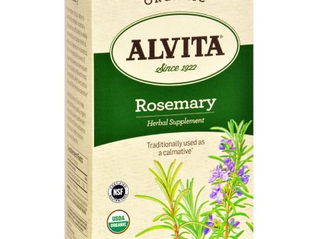 Alvita Tea - Organic - Rosemary Herbal - 24 Tea Bags Sale