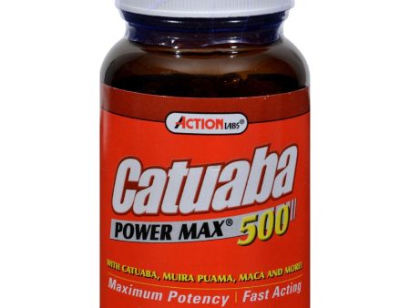 Action Labs Catuaba Power Max 500 - 500 Mg - 60 Capsules Supply