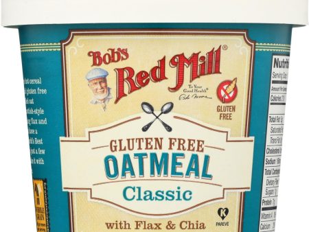 Bob s Red Mill Gluten Free Oatmeal Cup, Classic With Flax-chia - 1.81 Oz - Case Of 12 Cheap