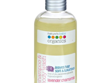 Nature s Baby Organics Shampoo And Body Wash Lavender Chamomile - 8 Fl Oz Cheap