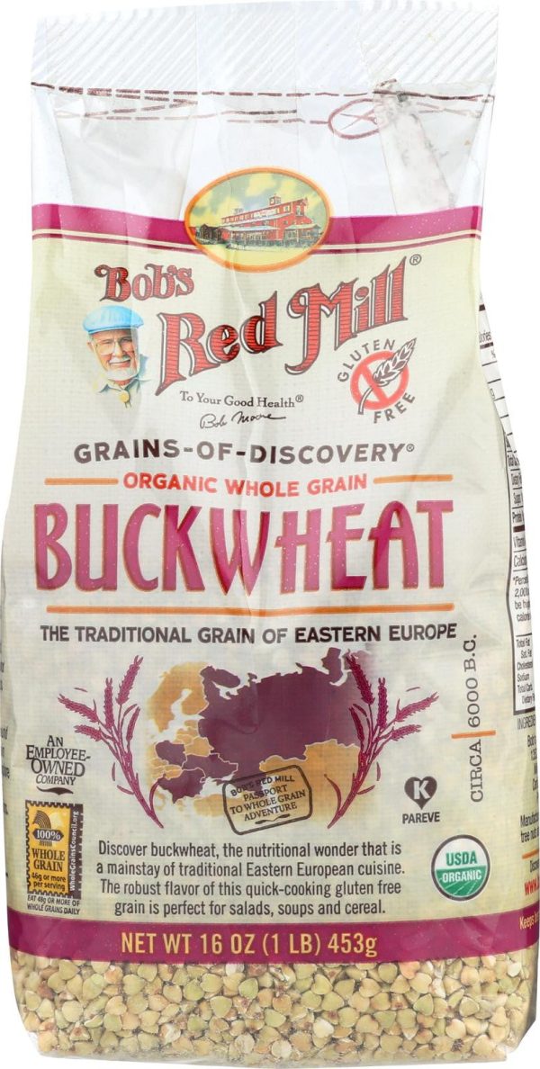 Bob s Red Mill Organic Gluten Free Buckwheat Groats - 16 Oz - Case Of 4 Supply