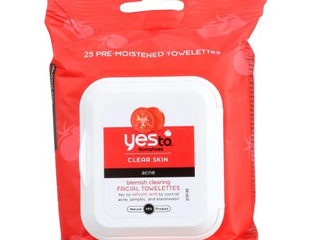 Yes To Blemish Clearing Facial Towelettes - Case Of 3 - 30 Count For Discount