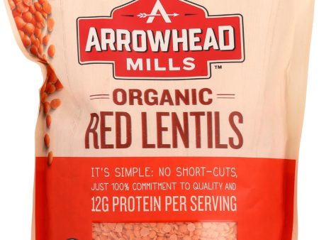 Arrowhead Mills Organic Red Lentils - Case Of 6 - 16 Oz. Online now