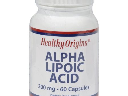 Healthy Origins Alpha Lipoic Acid - 300 Mg - 60 Capsules Fashion