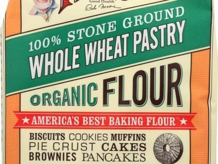 Bob s Red Mill Organic Whole Wheat Pastry Flour - 48 Oz - Case Of 4 Supply