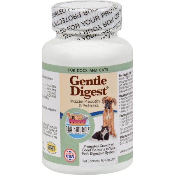 Ark Naturals Gentle Digest For Dogs And Cats - 60 Capsules Online now