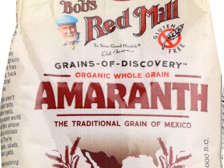 Bob s Red Mill Organic Whole Grain Amaranth - 24 Oz - Case Of 4 Online