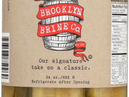 Brooklyn Brine New York City Deli Pickle - Case Of 12 - 24 Oz. Sale