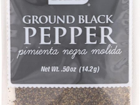 Badia Spices Ground Black Pepper - Case Of 12 - 0.5 Oz. Online