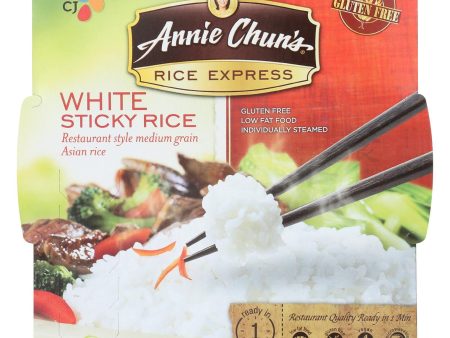 Annie Chun s Rice Express White Sticky Rice - Case Of 6 - 7.4 Oz. Fashion