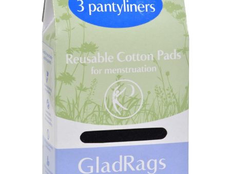 Gladrags Color Pantyliner Regular Cotton - 3 Pack Online