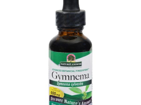 Nature s Answer Gymnema Leaf Alcohol Free - 1 Fl Oz Fashion