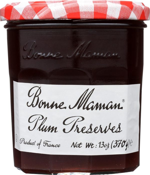 Bonne Maman Conserve - Damson Plum - Case Of 6 - 13 Oz. Sale