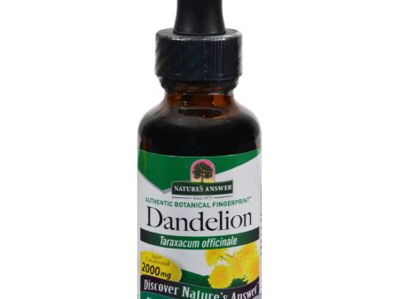 Nature s Answer Af Dandelion Root - 1 Fl Oz Supply