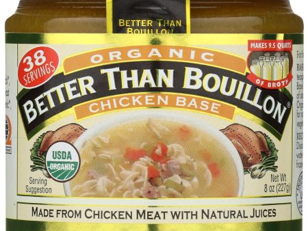 Better Than Bouillon Organic Seasoned - Chicken Base - Case Of 6 - 8 Oz. For Cheap