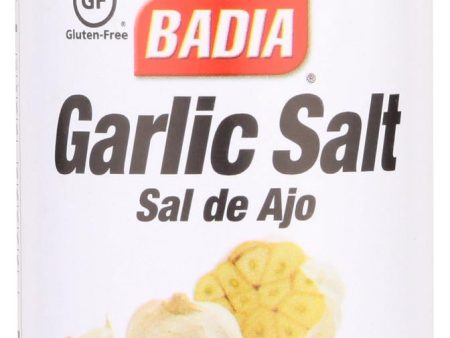 Badia Spices Garlic Salt - Case Of 12 - 4.5 Oz. Discount