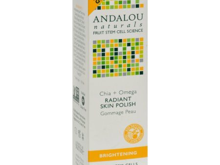 Andalou Naturals Radiant Skin Polish Chia + Omega Brightening - 2 Oz Online Hot Sale