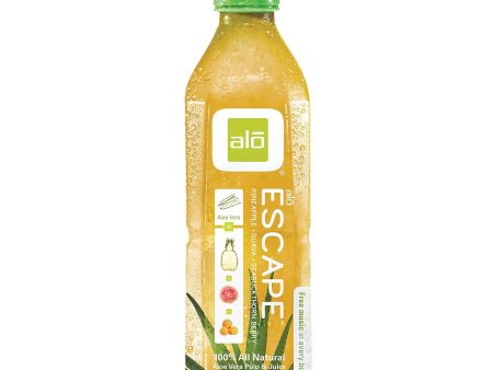 Alo Original Escape Aloe Vera Juice Drink - Pineapple And Guava - Case Of 12 - 16.9 Fl Oz. Online Sale