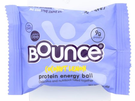 Bounce Energy Balls - Coconut Lemon - Case Of 12 - 1.48 Oz. For Cheap