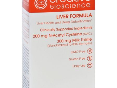 Creative Bioscience Liver Formula - 60 Vegetarian Capsules Supply