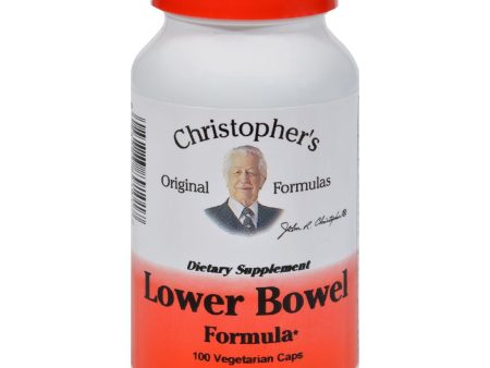 Dr. Christopher s Original Formulas Lower Bowel Formula - 450 Mg - 100 Vcaps Online Sale