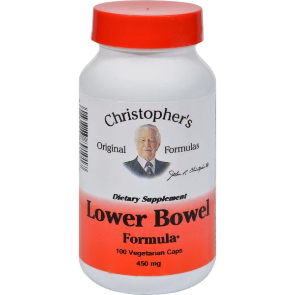 Dr. Christopher s Original Formulas Lower Bowel Formula - 450 Mg - 100 Vcaps Online Sale