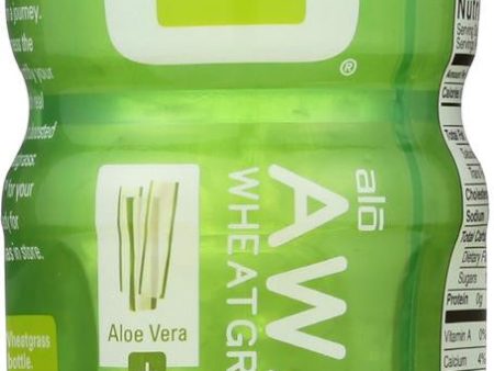 Alo Original Awaken Aloe Vera Juice Drink -  Wheatgrass - Case Of 6 - 50.7 Oz. Online Hot Sale