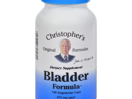 Dr. Christopher s Original Formulas Bladder Formula - 475 Mg - 100 Caps Fashion