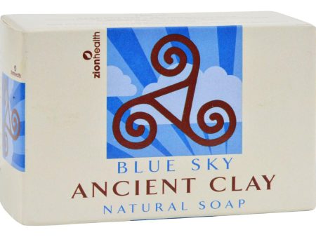 Zion Health Clay Soap - Blue Sky - 6 Oz Supply