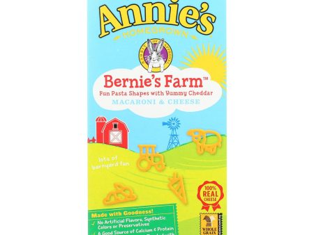 Annie s Homegrown Bernie s Farm Macaroni And Cheese Shapes - Case Of 12 - 6 Oz. Discount