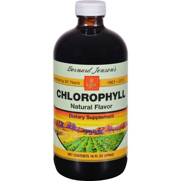 Bernard Jensen Chlorophyll Natural Liquid - 16 Fl Oz Cheap