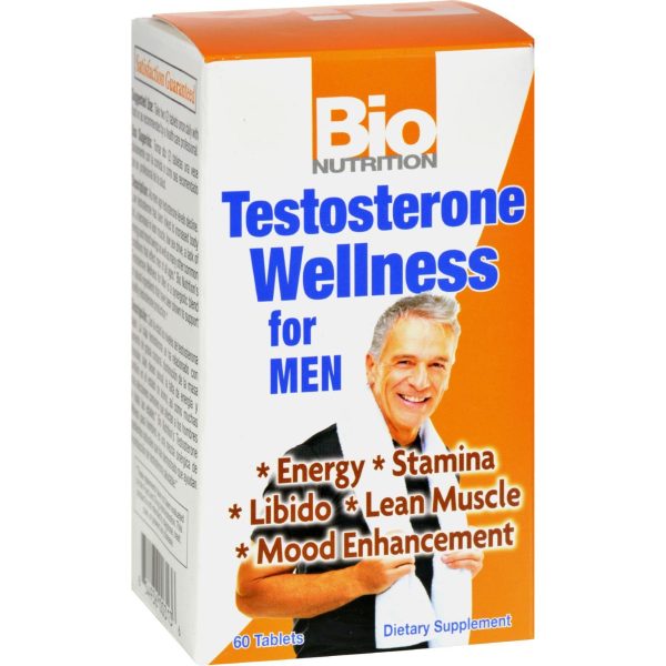 Bio Nutrition Testosterone Wellness For Men - 60 Tablets For Sale