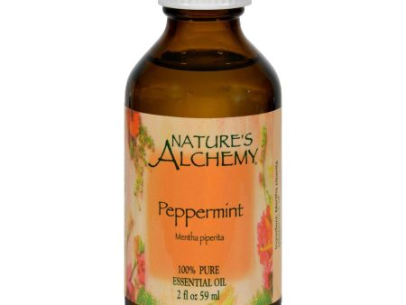 Nature s Alchemy 100% Pure Essential Oil Peppermint - 2 Fl Oz Discount