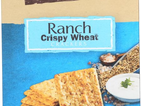 Back To Nature Ranch Crispy Wheat Crackers - Case Of 6 - 8 Oz. Discount