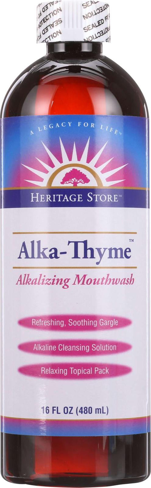 Heritage Store Alka Thyme Mouthwash - 16 Oz Sale