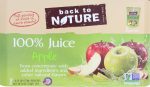 Back To Nature Juice - Apple - Case Of 5 - 6 Fl Oz. Sale