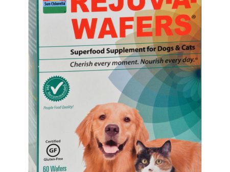 Sun Chlorella Rejuv-a-wafers Superfood Supplement For Dogs And Cats - 60 Wafers Fashion