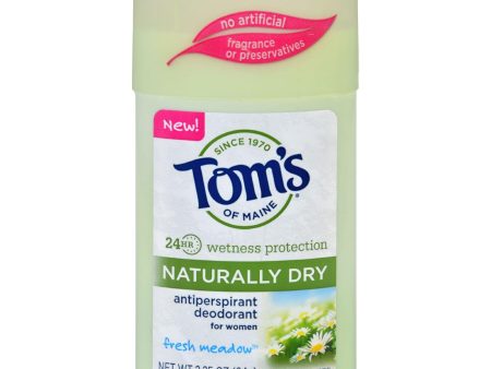 Toms Of Maine Deodorant - Naturally Dry - Stick - Fresh Meadow - 2.25 Oz - Case Of 6 For Sale