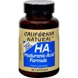 California Natural Hyaluronic Acid Formula - 90 Capsules Hot on Sale