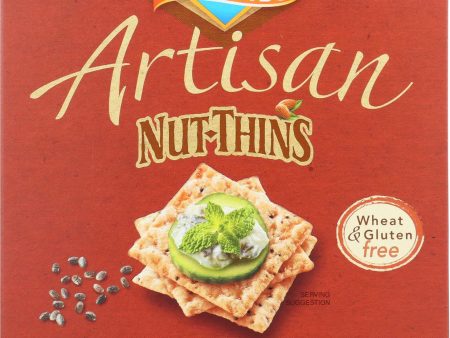 Blue Diamond Artesion Nut Thins - Chia Seed - Case Of 12 - 4.25 Oz. Online Sale